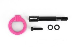 Subaru WRX Tow Hook Kit - Rear - Perrin Performance - Hyper Pink - `22-`25 Subaru WRX Tow Hook Kit - Rear - Perrin Performance - Hyper Pink - `22-`25